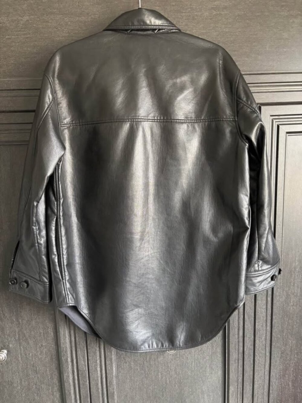 Aritzia The Ganna Leather Shacket - Picture 3 of 3
